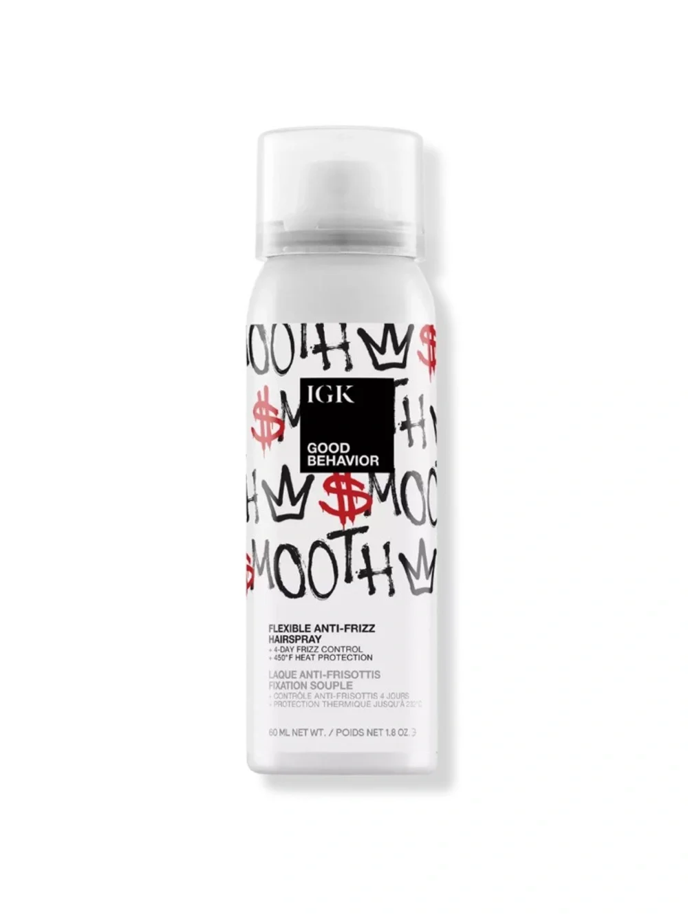 IGK Good Behavior Flexible Anti-Frizz Hairspray Travel 1.8oz NIP
